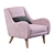 Elegant Sebastian Armchair 3D model small image 3