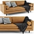 Modern Scandinavian Sven Sofa 3D model small image 1