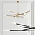 Sputnik Runna Chandelier Collection - 3 Options 3D model small image 2