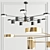 Sputnik Runna Chandelier Collection - 3 Options 3D model small image 4