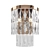 Newport Gold Crystal Wall Sconce 3D model small image 1