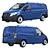 2016 Mercedes Benz Metris Van: Full Size, Ready for Rendering 3D model small image 1