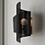 Elegant Spun Tulle Wall Sconce 3D model small image 2