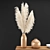 Elegant Pampas Decor Set 3D model small image 8