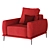 Lebom ALFIL | Stylish Armchair 3D model small image 2