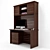 Modern Home Office Desk 3D model small image 2