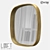 LoftDesign 3330 Metal and Glass Mirror 3D model small image 1