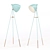 Elegant Eglo DUNDEE Floor Lamp 3D model small image 1