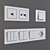 Sleek Low-Poly Wall Switch 3D model small image 2