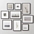 Stylish Multi-Colored Picture Frames 3D model small image 4