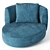 Elegant Audrey Armchair: Timeless Luxury 3D model small image 2