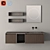 Sleek Modern Bathroom Cabinet | No. 085 3D model small image 1