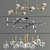 Modern Altona Temper Gap Chandeliers 3D model small image 1