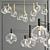 Modern Altona Temper Gap Chandeliers 3D model small image 4