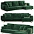 Elegant Dama Sofa: Comfort and Style! 3D model small image 1