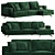 Elegant Dama Sofa: Comfort and Style! 3D model small image 2