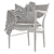 Finn Juhl Midcentury Dining Chair 3D model small image 5