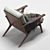 Modern Otio Lounge Chair 3D model small image 4