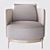 Minotti Tape: Elegant Armchair 3D model small image 2