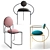 Bohinc Studio Orbit Chair: Sleek, Stylish, and Stellar 3D model small image 1