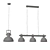 EGLO Lubenham Modern Pendant Lighting Set 3D model small image 3