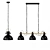 EGLO Lubenham Modern Pendant Lighting Set 3D model small image 4