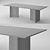 RestoHard Dalton Rectangular Table 3D model small image 3