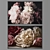 Modern Art Set: 2 Paintings with 4 Frame Options 3D model small image 1