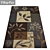 High-Quality Carpets Set 850 3D model small image 2