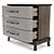 Tailored Textile Chest: Sophisticated Storage Solution 3D model small image 2