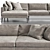 Living Divani Floyd-Hi 2 System 01  Elegant Modular Sofa 3D model small image 4