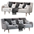 Elegant Sebastian Sofa: Stylish Comfort 3D model small image 1