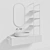 Sleek Oval Washbasin - Modern Elegance 3D model small image 5