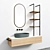 Sleek Oval Washbasin - Modern Elegance 3D model small image 19
