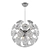 Modern Chrome Pendant Light 3D model small image 1