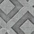 Modern Concrete Tile Wall Decor 3D model small image 3