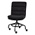 Premium Leather Desk Chair 3D model small image 1