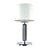 Newport Chrome Table Lamp 3D model small image 2