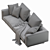 Elegant Campiello Sofa: Perfect for Stylish Comfort 3D model small image 3