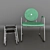 Elegant Chair in 3D 3D model small image 2