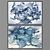 Art Set: 2 Paintings & 4 Frames 3D model small image 1