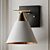 Clad Cone Bath Sconce: Sleek & Stylish! 3D model small image 1
