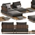 Minotti Quadrado Outdoor Sofa Set2 | Stylish Design, Premium Quality 3D model small image 2