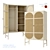 Woven Texture Cupboard 3D model small image 2