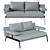 Double Comfort: Most Sofa by B&T 3D model small image 1