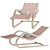 Modern Sculpted Lounge Chair 3D model small image 2