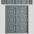 Sliding Door Cash Wardrobe 3D model small image 1