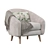 Jonah Armchair: Stylish and Sturdy 3D model small image 2