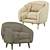 Jonah Armchair: Stylish and Sturdy 3D model small image 5