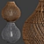 Four Rattan Pendant Lights:
"Quartet of Rustic Charm 3D model small image 2